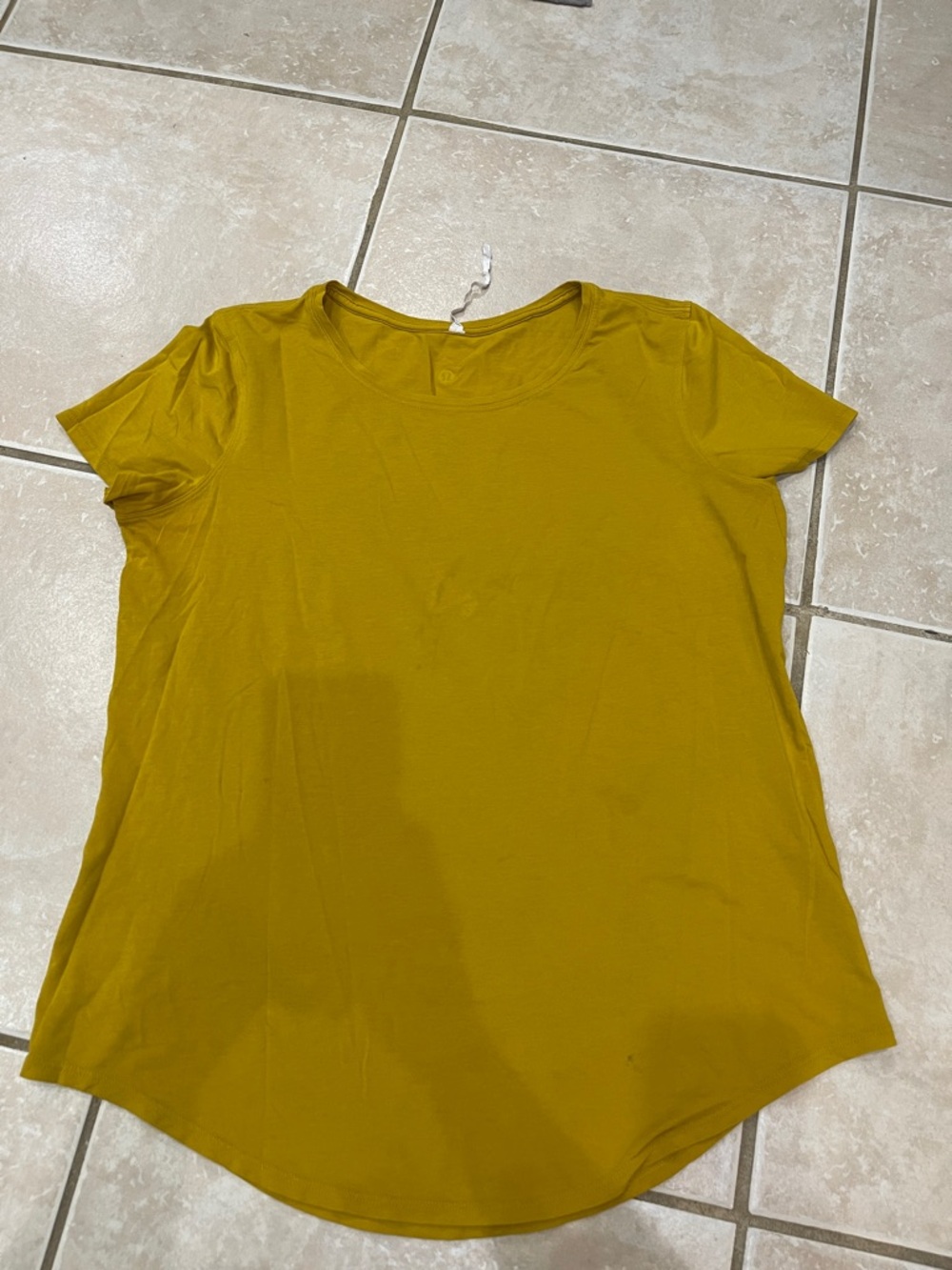 Yellow Lululemon Top Sz 10